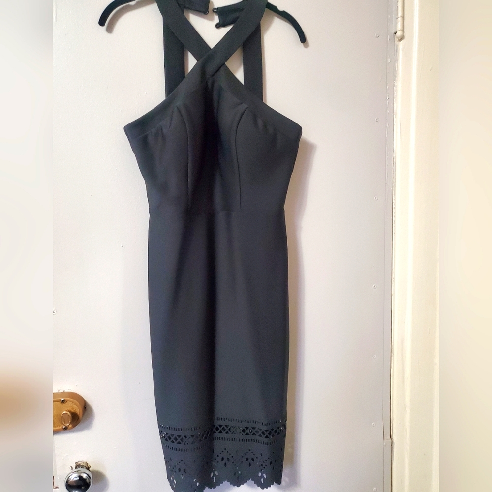 NWT Bisou Bisou Michelle BohBot Bra Cup Little Black Dress Size 6